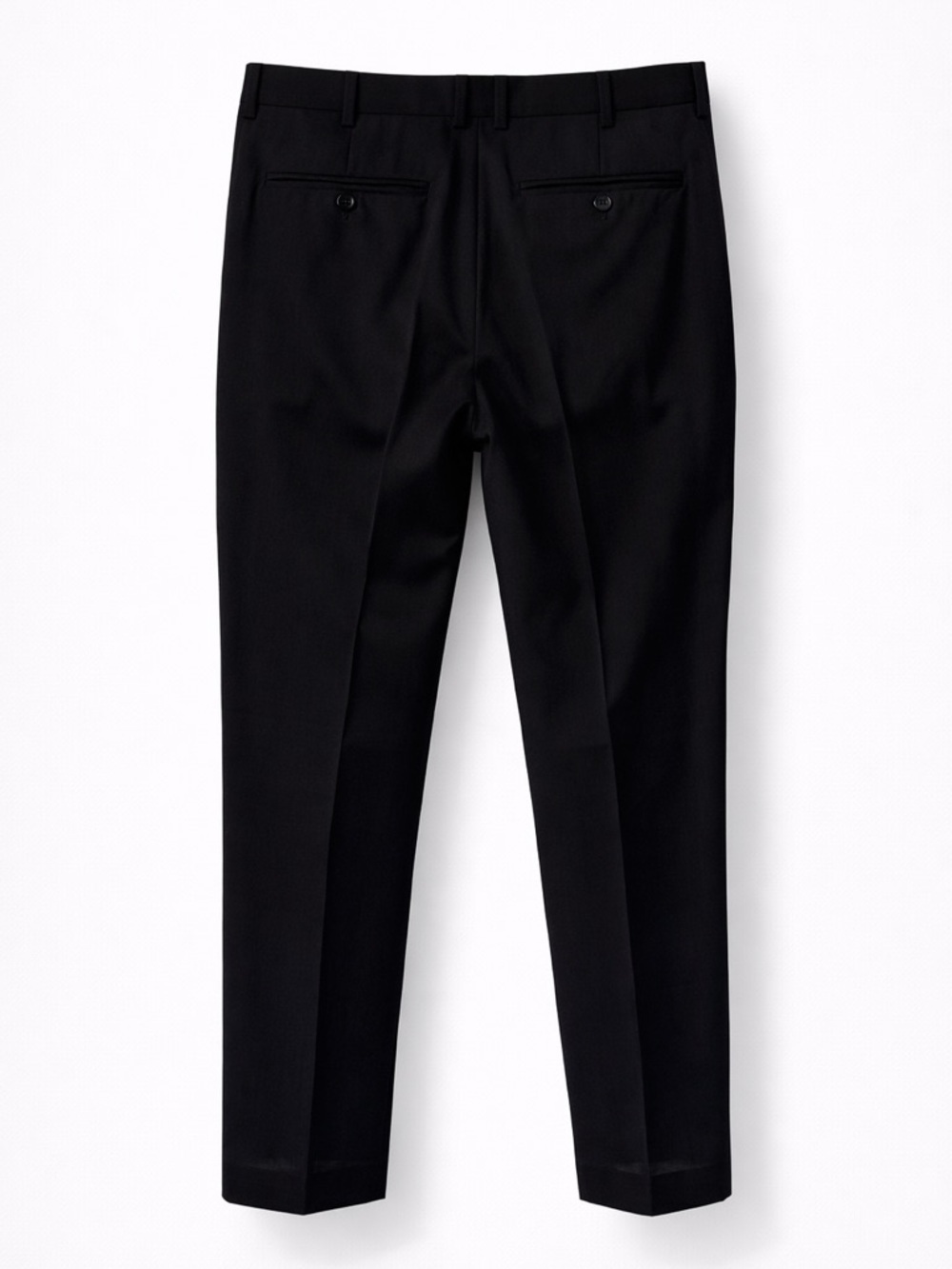 Club Monaco Black Wool Suit 40R/32 Slim Fit 2-Piece Classic - Picture 6 of 8